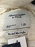 Abercrombie & Fitch 100% Polyester Ivory Faux Fur Jacket Size XL - photo 6