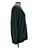 Brandy Melville 100% Cotton Solid Green Pullover Sweater Size L (estimated) - photo 4