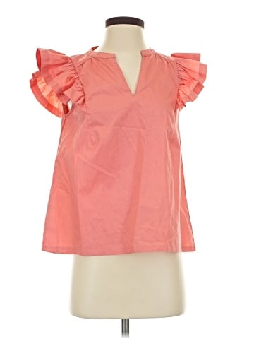 Joe's Jeans Short Sleeve Blouse (view 1)