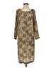 Humanoid 100% Silk Tan Casual Dress Size S - photo 1
