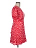 Lulus 100% Rayon Floral Red Casual Dress Size M - photo 4