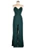 Express Solid Green Jumpsuit Size 10 - photo 1