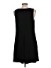 Kaari Blue Solid Black Casual Dress Size L - photo 2