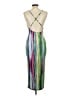 Assorted Brands Stripes Green Cocktail Dress Size L - photo 2