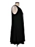 Kaari Blue Solid Black Casual Dress Size L - photo 4