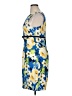 Perceptions Print Blue Cocktail Dress Size 14 - photo 5
