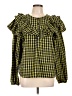 Sugarlips Yellow Long Sleeve Blouse Size L - photo 1