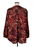 Catherines 100% Polyester Burgundy Long Sleeve Blouse Size 1X - photo 2