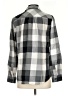 Lands' End 100% Cotton Checkered-gingham Gray Long Sleeve Button-Down Shirt Size S - photo 2