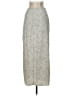 Zara Metallic Silver Gray Casual Skirt Size XS - photo 2