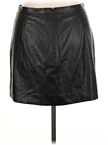 J.Crew Collection Faux Leather Skirt (view 2)