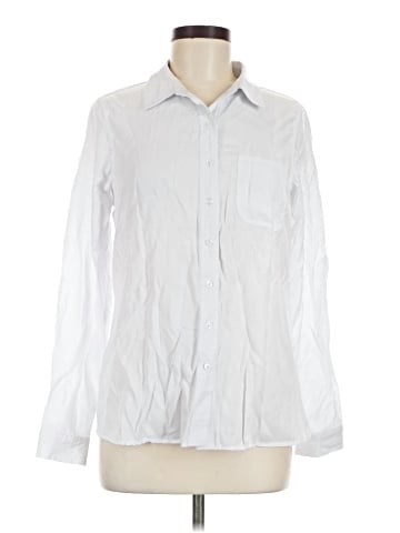 Indigo Rose Long Sleeve Button-Down Shirt (view 1)