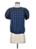 Madewell 100% Cotton Blue Short Sleeve Blouse Size XXS - photo 1