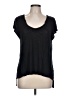 Shimera 100% Viscose Black Short Sleeve Top Size L - photo 1