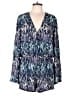 BCBGMAXAZRIA 100% Polyester Blue Romper Size L - photo 1
