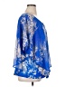 Notations 100% Polyester Blue Short Sleeve Blouse Size 1X - photo 4