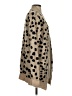Mi ami 100% Acrylic Animal Print Tan Cardigan Size S - photo 4