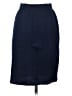 St. John Solid Blue Formal Skirt Size 2 - photo 2