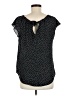 LC Lauren Conrad 100% Polyester Black Sleeveless Blouse Size M - photo 2
