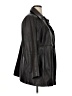 Gallery 100% Leather Black Brown Coat Size 1X - photo 4