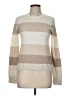 Splendid Color Block Tan Pullover Sweater Size M - photo 1
