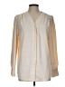 Unbranded 100% Polyester Color Block Ivory Long Sleeve Blouse Size L - photo 1
