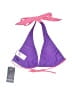 No Boundaries Solid Pink Blue Swimsuit Top Size S - photo 2