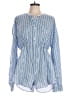 Commense Checkered-gingham Blue Romper Size L - photo 1