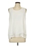 dalia 100% Polyester Ivory Sleeveless Blouse Size L - photo 1