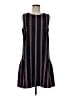 Halogen Stripes Black Casual Dress Size M - photo 1