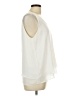 dalia 100% Polyester Ivory Sleeveless Blouse Size L - photo 4