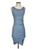 Treasure & Bond Solid Blue Casual Dress Size XS - photo 1