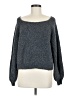 Scoop Tweed Gray Pullover Sweater Size M - photo 1