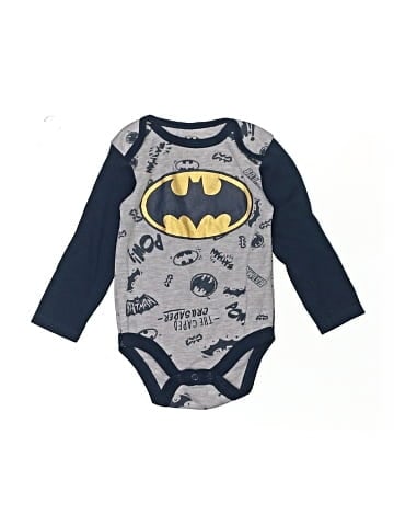Batman Long Sleeve Onesie (view 1)