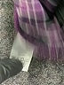 Chadwicks Plaid Purple 3/4 Sleeve Button-Down Shirt Size 8 - photo 8