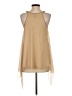 Authentic Icon 100% Polyester Tan Sleeveless Blouse Size S - photo 2