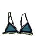 kiini Tweed Green Swimsuit Top Size M - photo 1