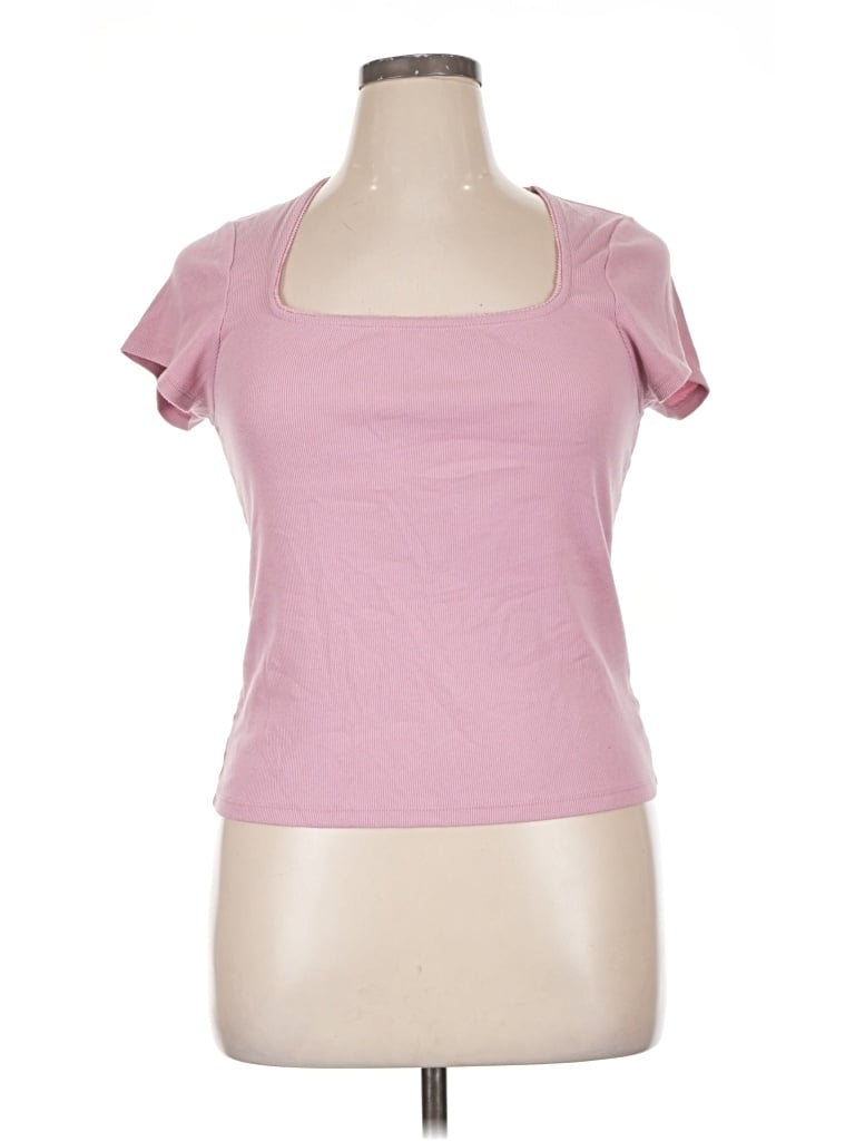 Pre-owned Old Navy Short Sleeve T-shirt In Pink