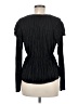 Zara 100% Polyester Black Long Sleeve Blouse Size M - photo 2