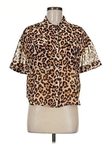 DKNY Short Sleeve Blouse (view 1)