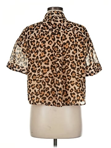 DKNY Short Sleeve Blouse (view 2)