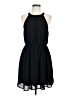 Blue Rain 100% Polyester Solid Black Casual Dress Size M - photo 1