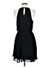 Blue Rain 100% Polyester Solid Black Casual Dress Size M - photo 2