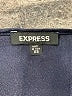 Express 100% Polyester Solid Blue Casual Dress Size XS - photo 7