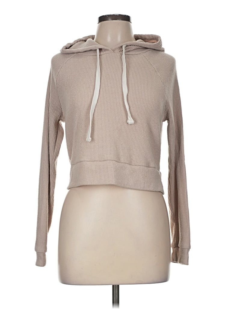 Pre-owned Ultra Flirt Pullover Hoodie In Tan