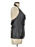 Laundry by Shelli Segal 100% Polyester Silver Sleeveless Blouse Size L - photo 4