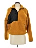 JoyLab 100% Polyester Yellow Cardigan Size S - photo 1