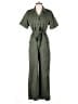 Madewell 100% Cotton Solid Green Jumpsuit Size M - photo 1