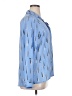 Apt. 9 100% Polyester Blue Long Sleeve Blouse Size XL - photo 4