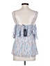 Miss Me 100% Polyester Blue Sleeveless Blouse Size S - photo 2